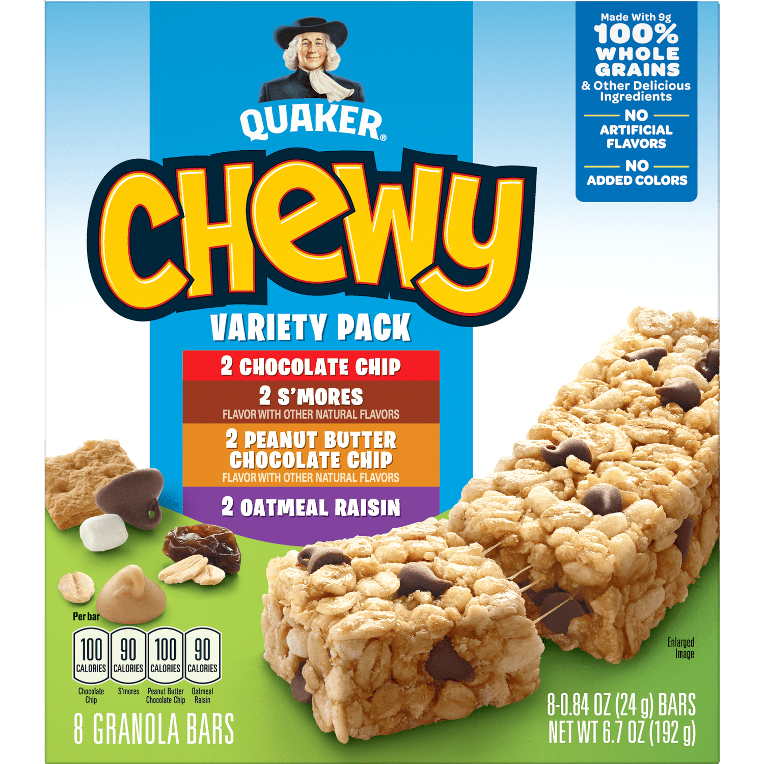 Chewy Granola Bars Chocolate Chip Quaker Oats